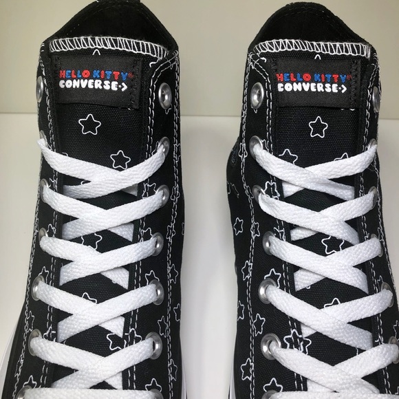 Converse x Hello Kitty Ctas Hi Top Black Director - Picture 7 of 8